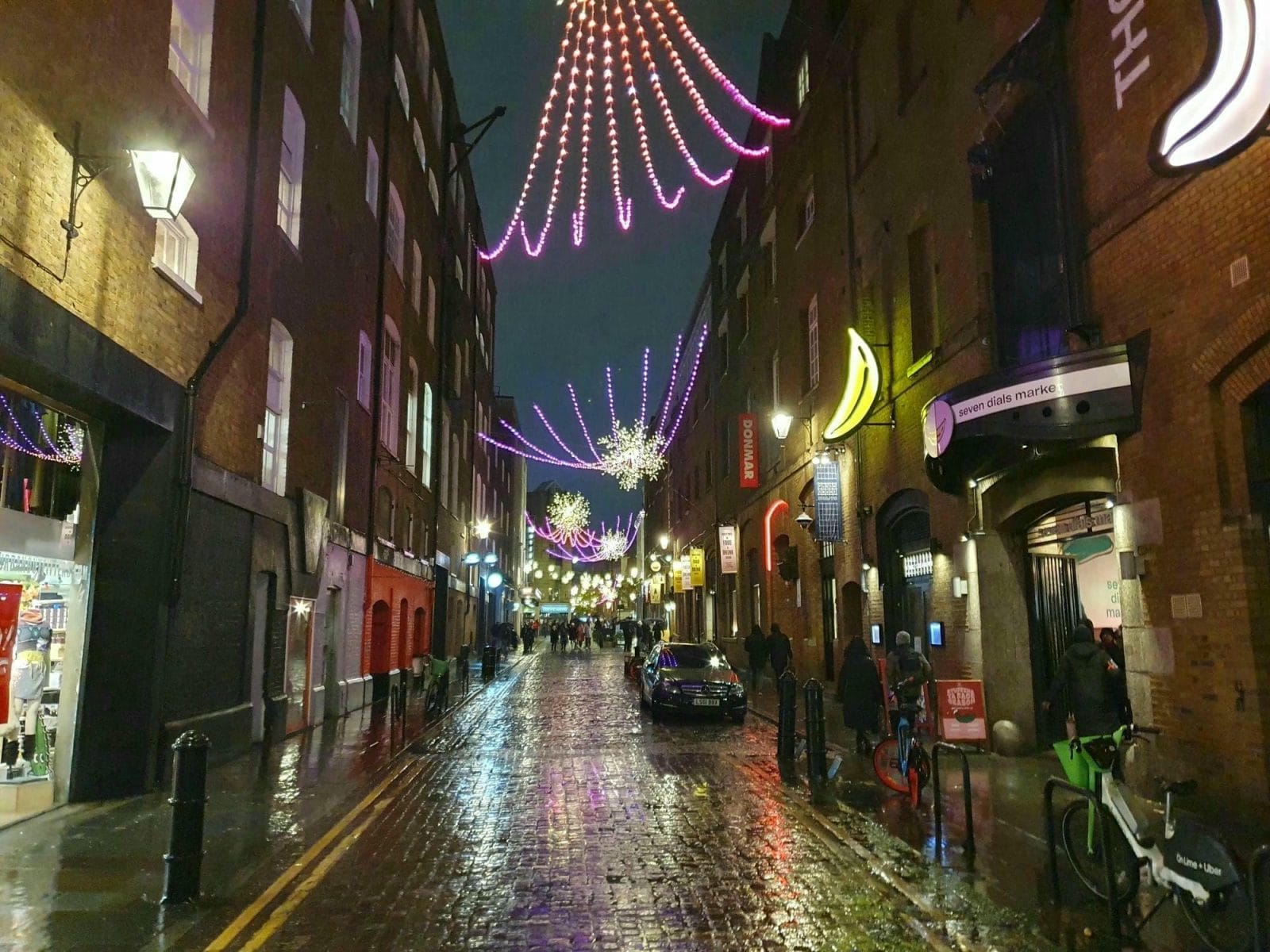 Seven Dials Market Christmas Lights