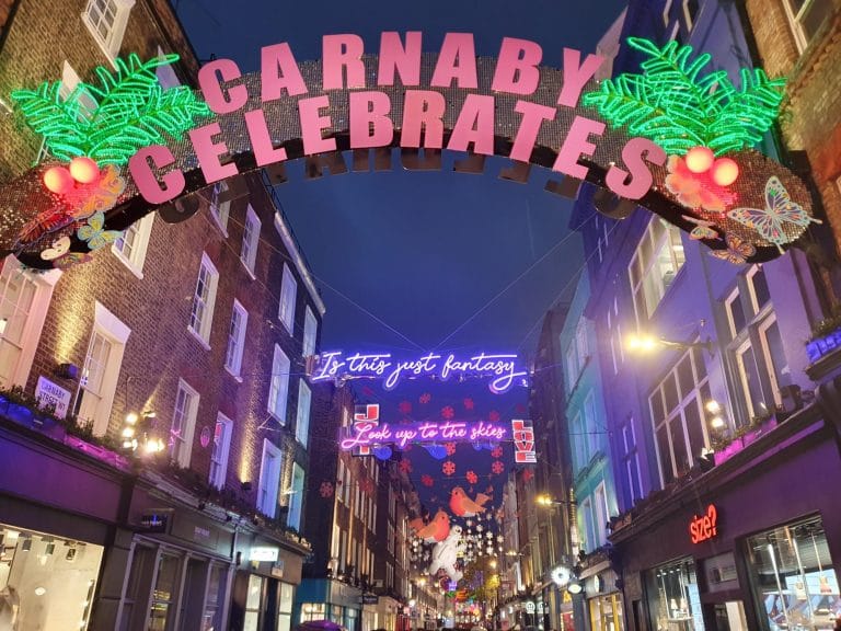Visit London at Christmas