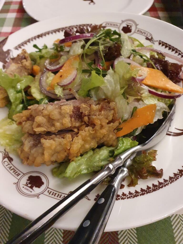 Restaurant Staria Chinar - Duck & Truffle Salad