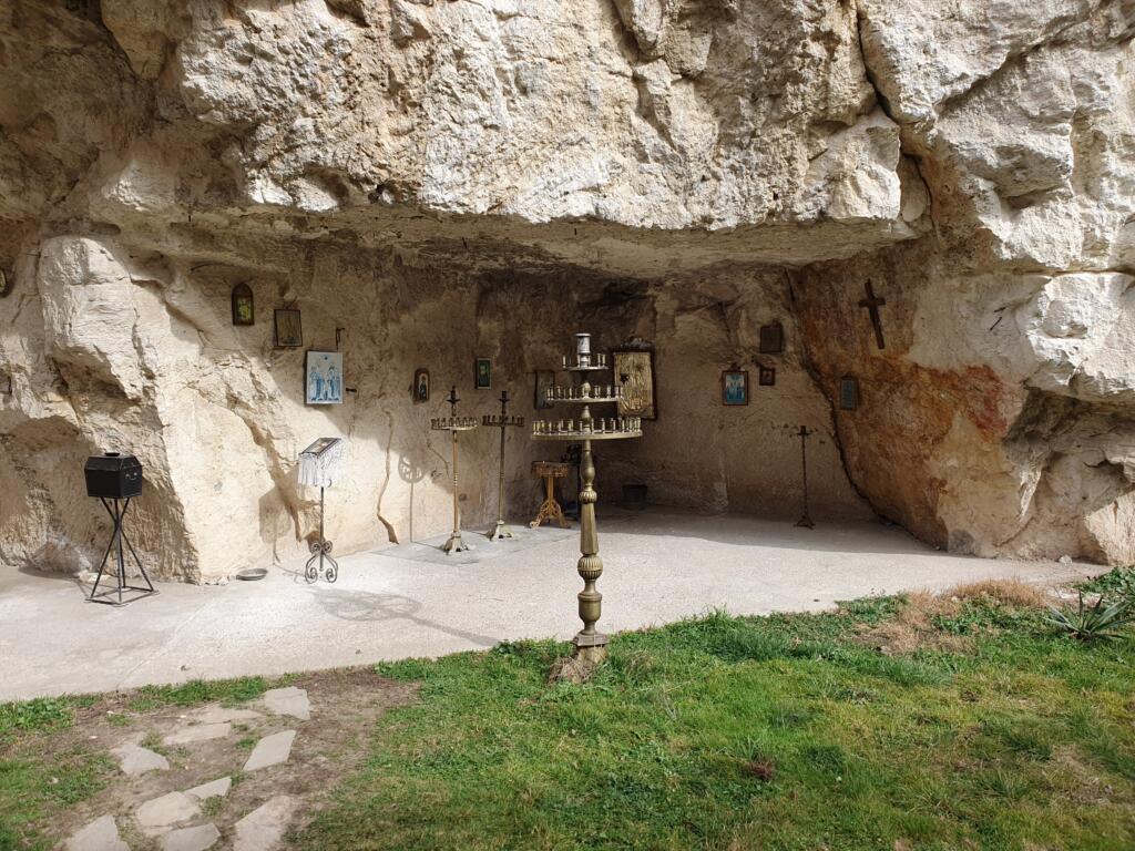 Shrine at Bottom of cliffs