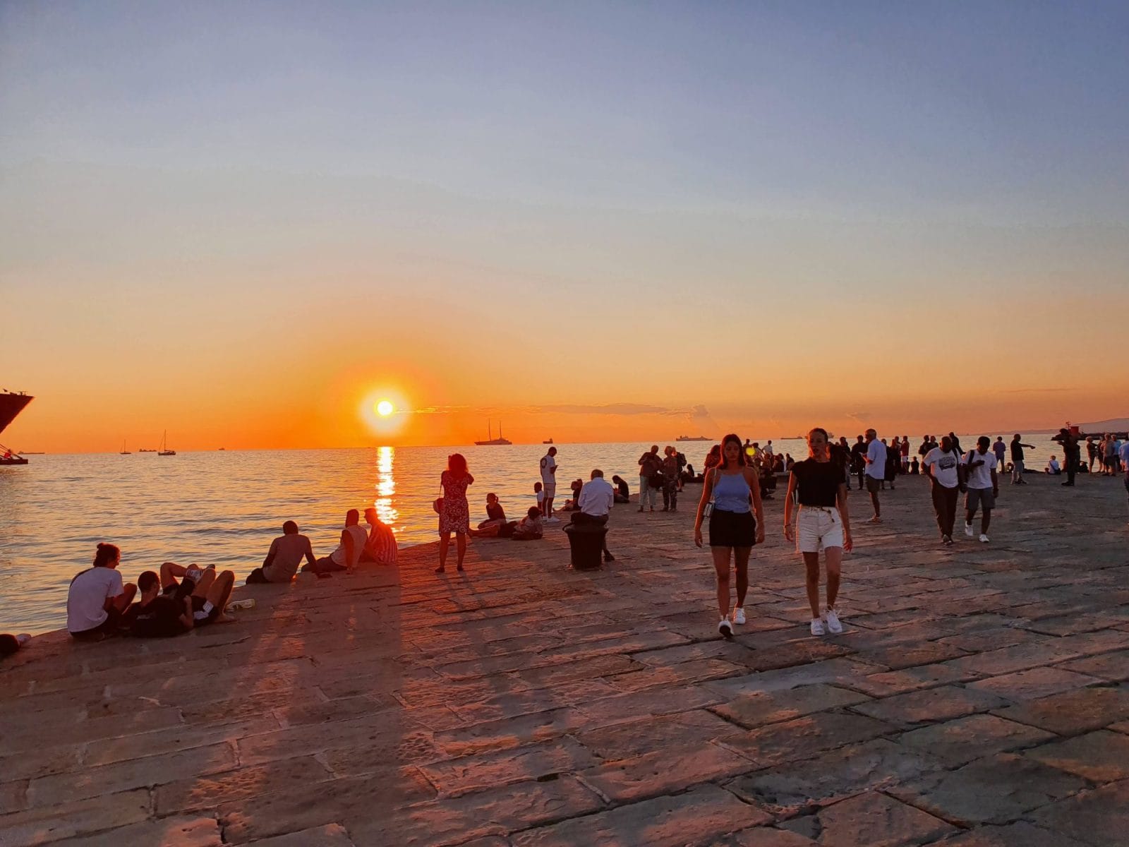 Sunset Crowds