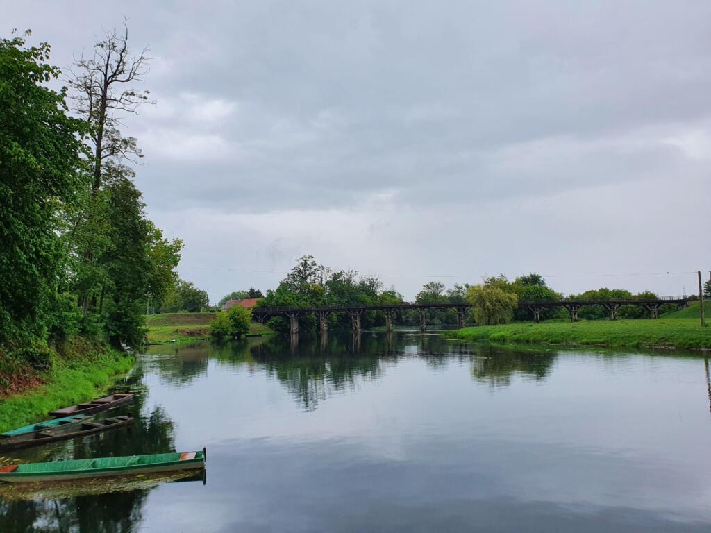 Wooden Bridge in Karlovac