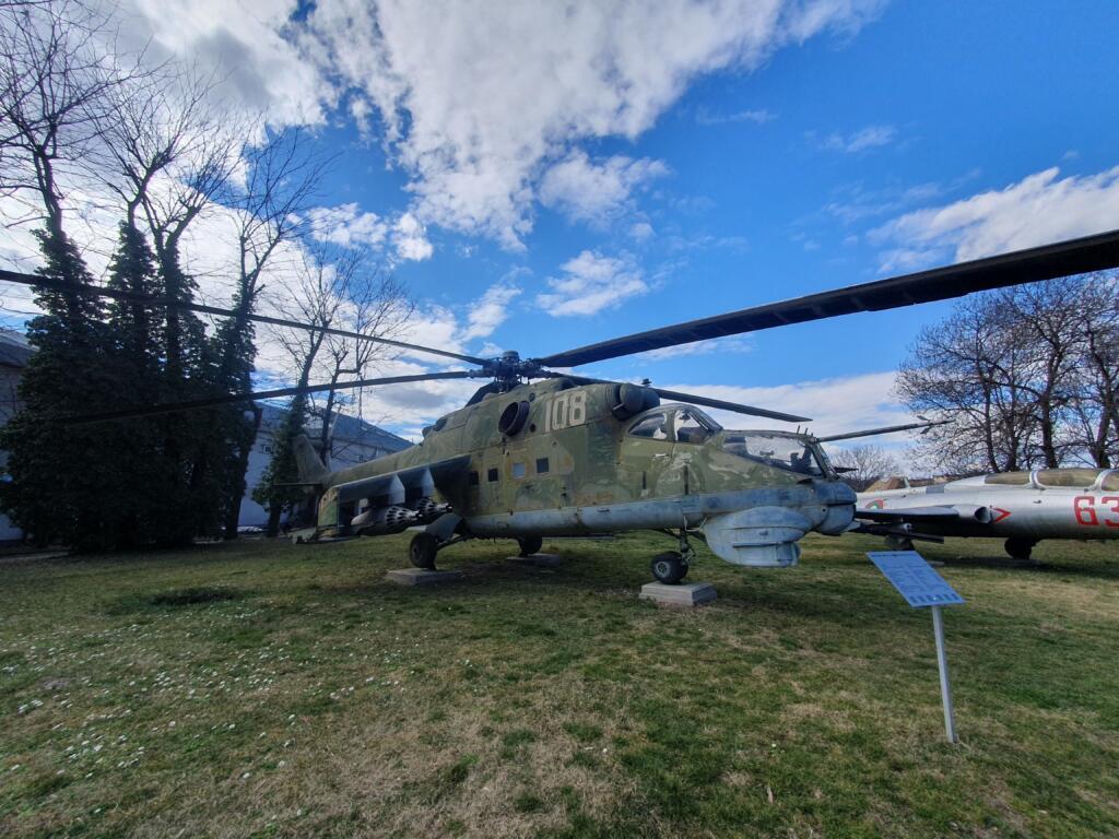 Mil Mi-24 Helicopter Gunship at The National Museum of Military History