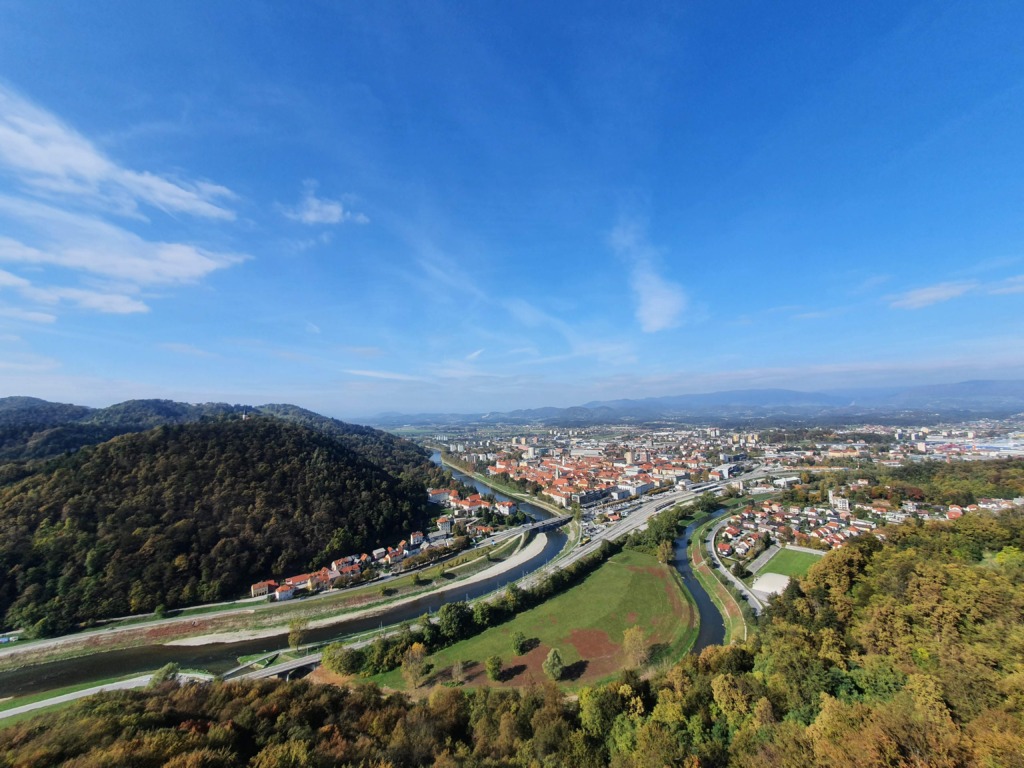 Celje Region from above