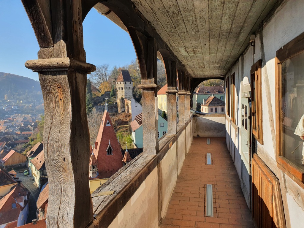 Clock tower viewing platform