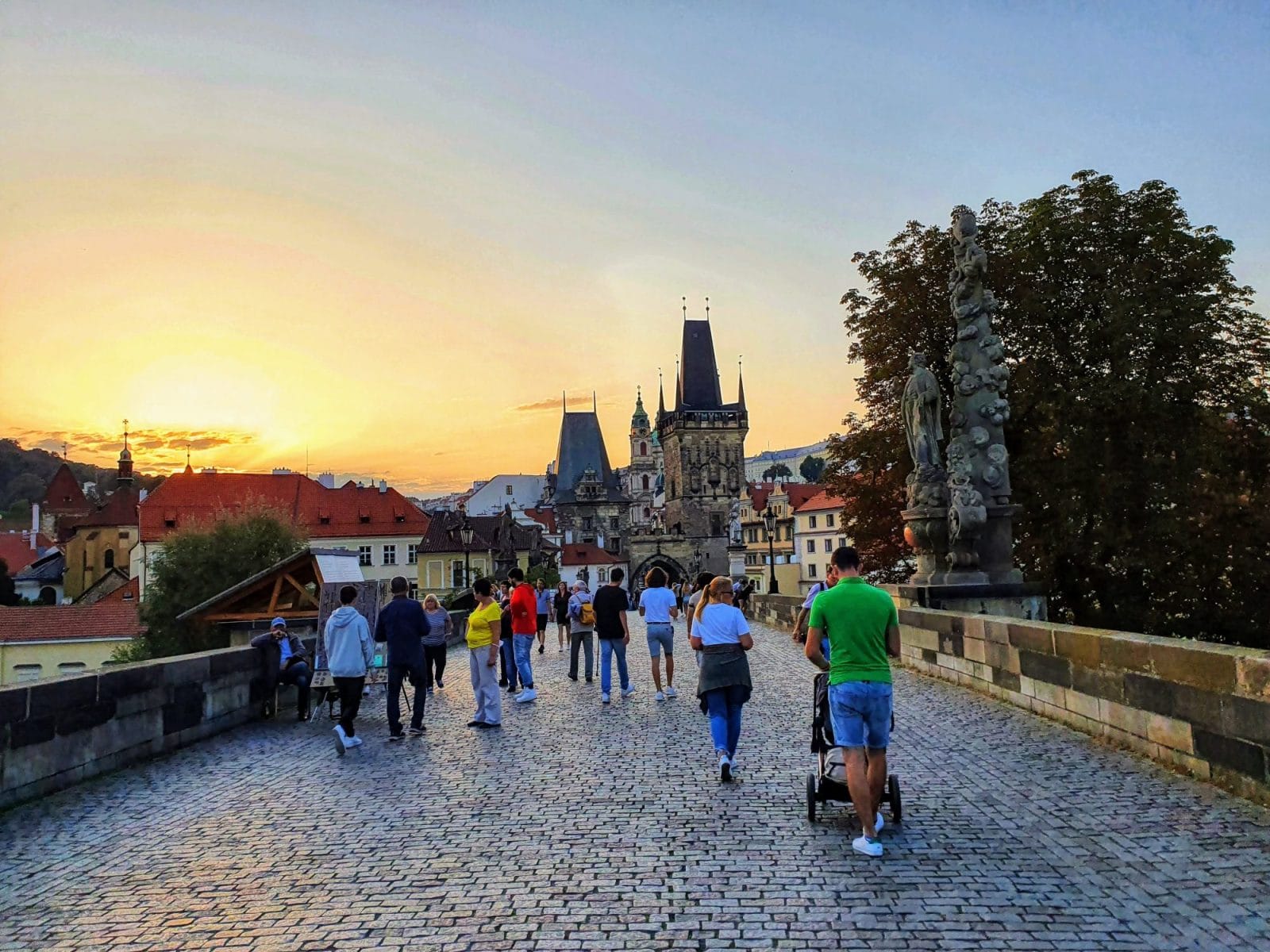 Charles Bridge Sunset