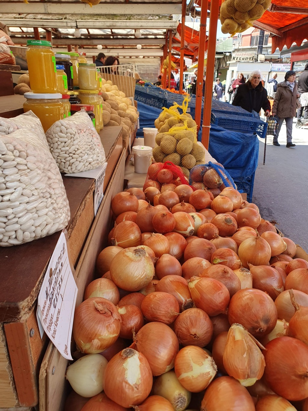 Onions at Farmer's Market