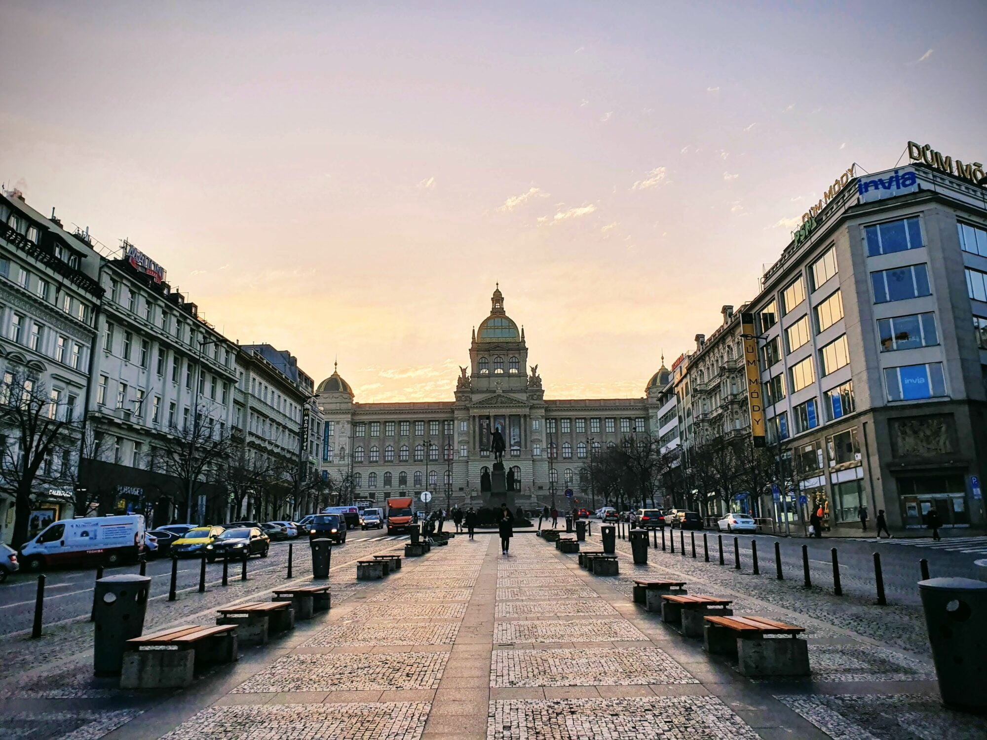 Prague Sunrise Národní Muzeum