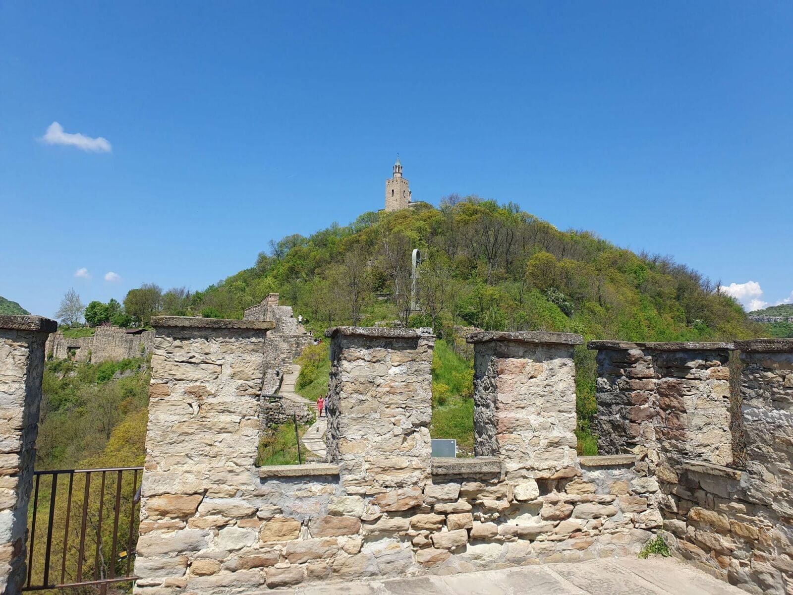 Top of Baldwin's Tower in Veliko Tarnovo