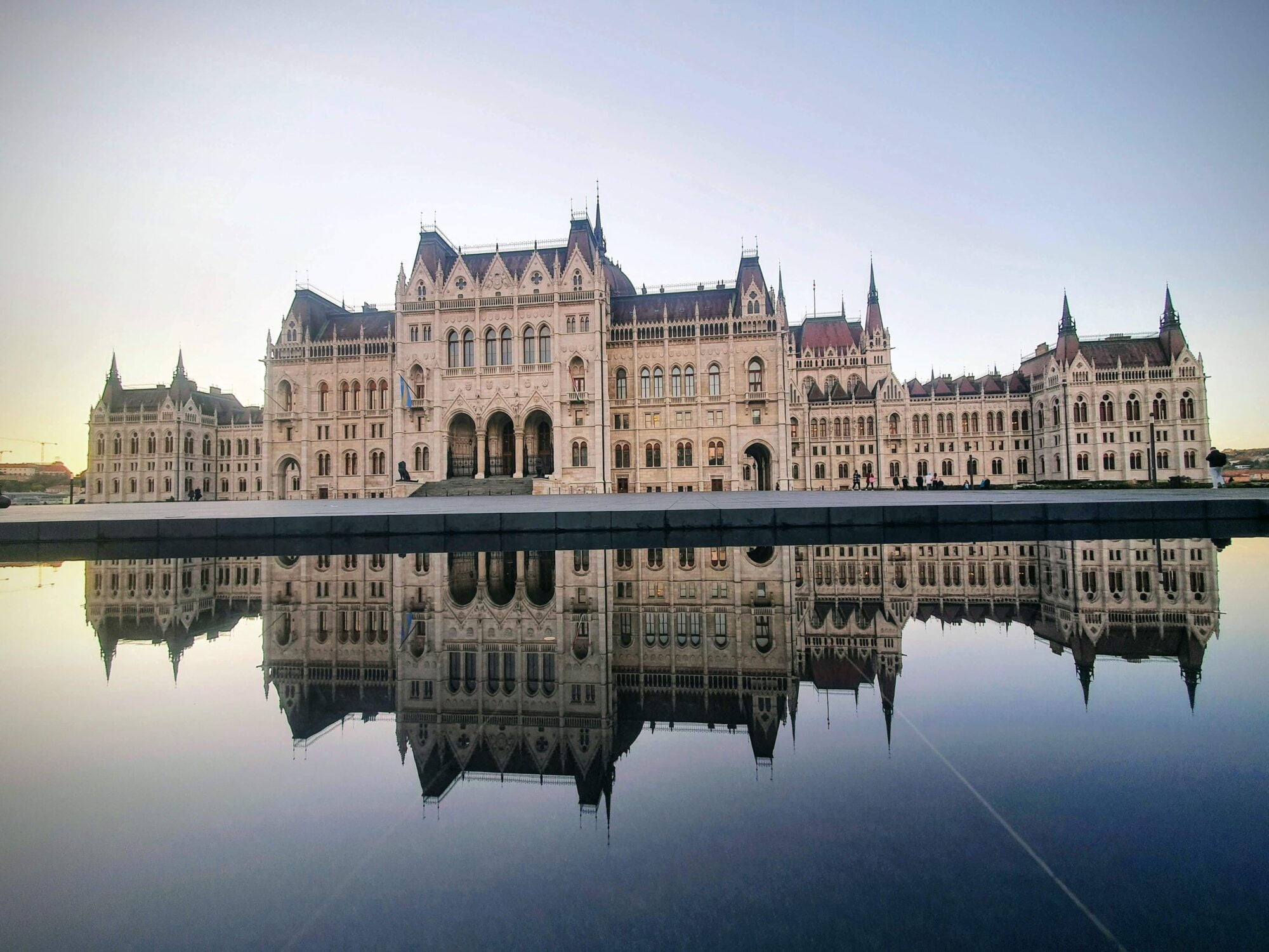 Parliament Reflection Sunset