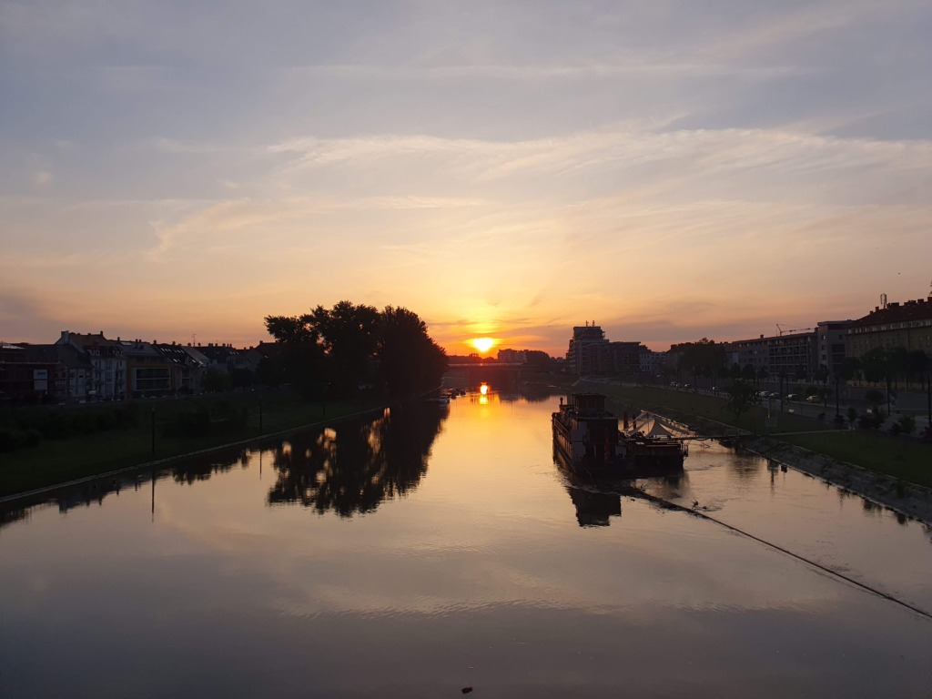 Sunrise From Bridge