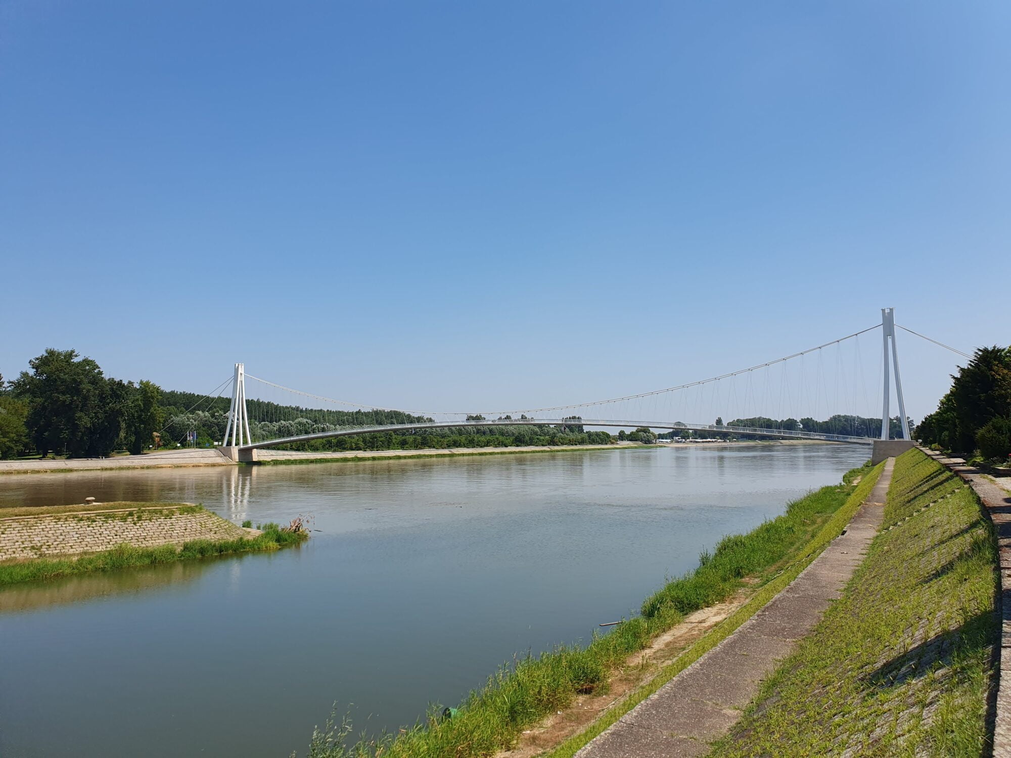 Bridge across river