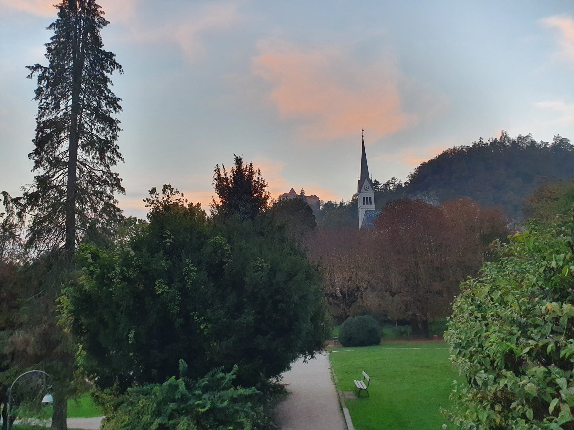 Church Bled Sunset