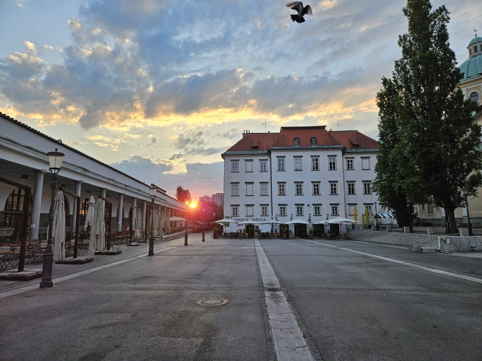 Market Sunrise Ljubljana