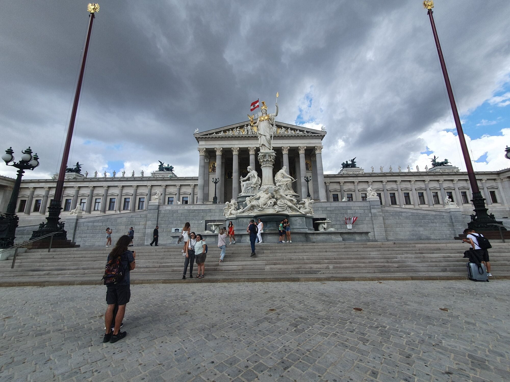 Pallas Athene fountain at Austrian Parliament