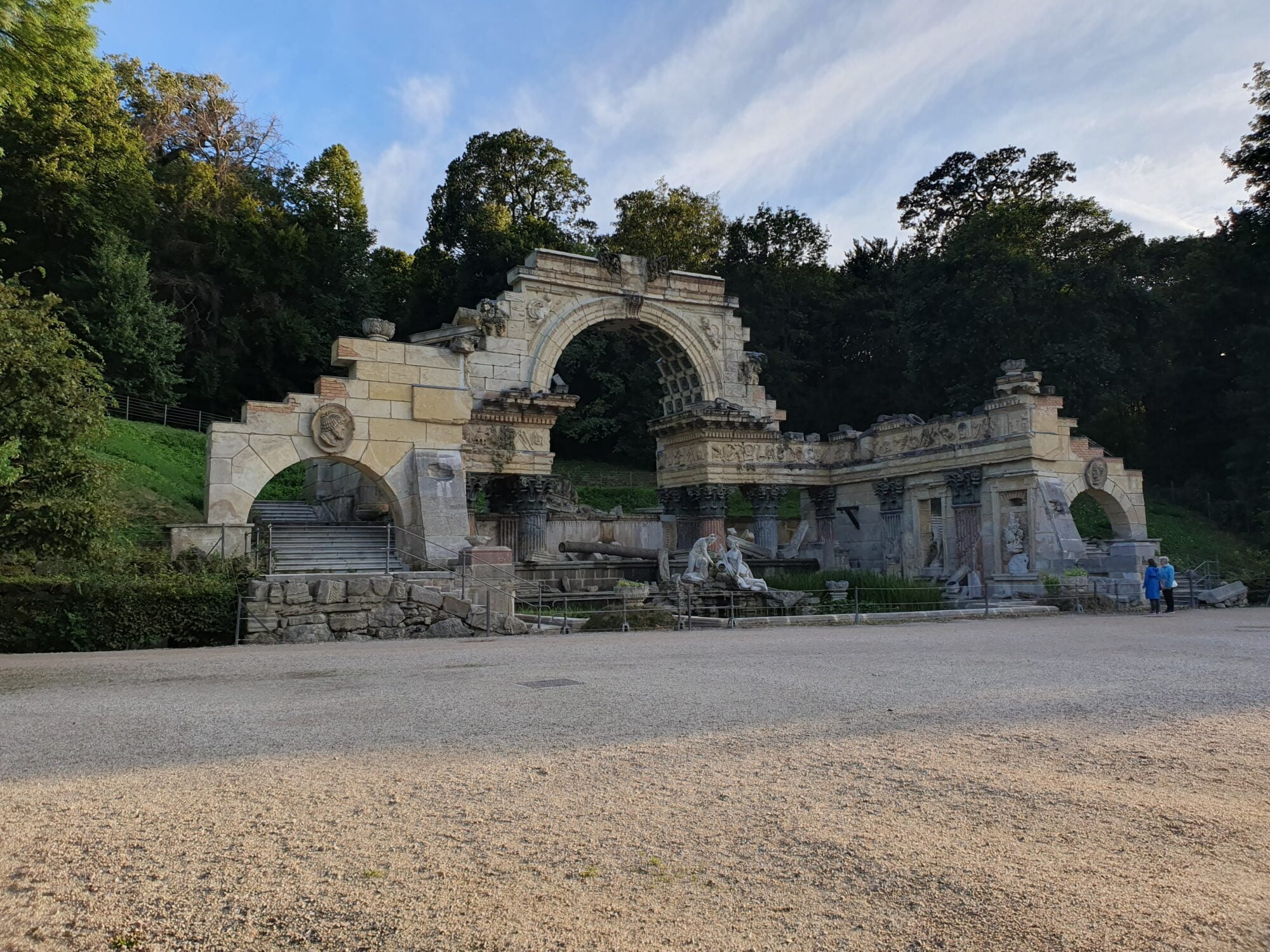 Schönbrunn Palace Roman Ruin View