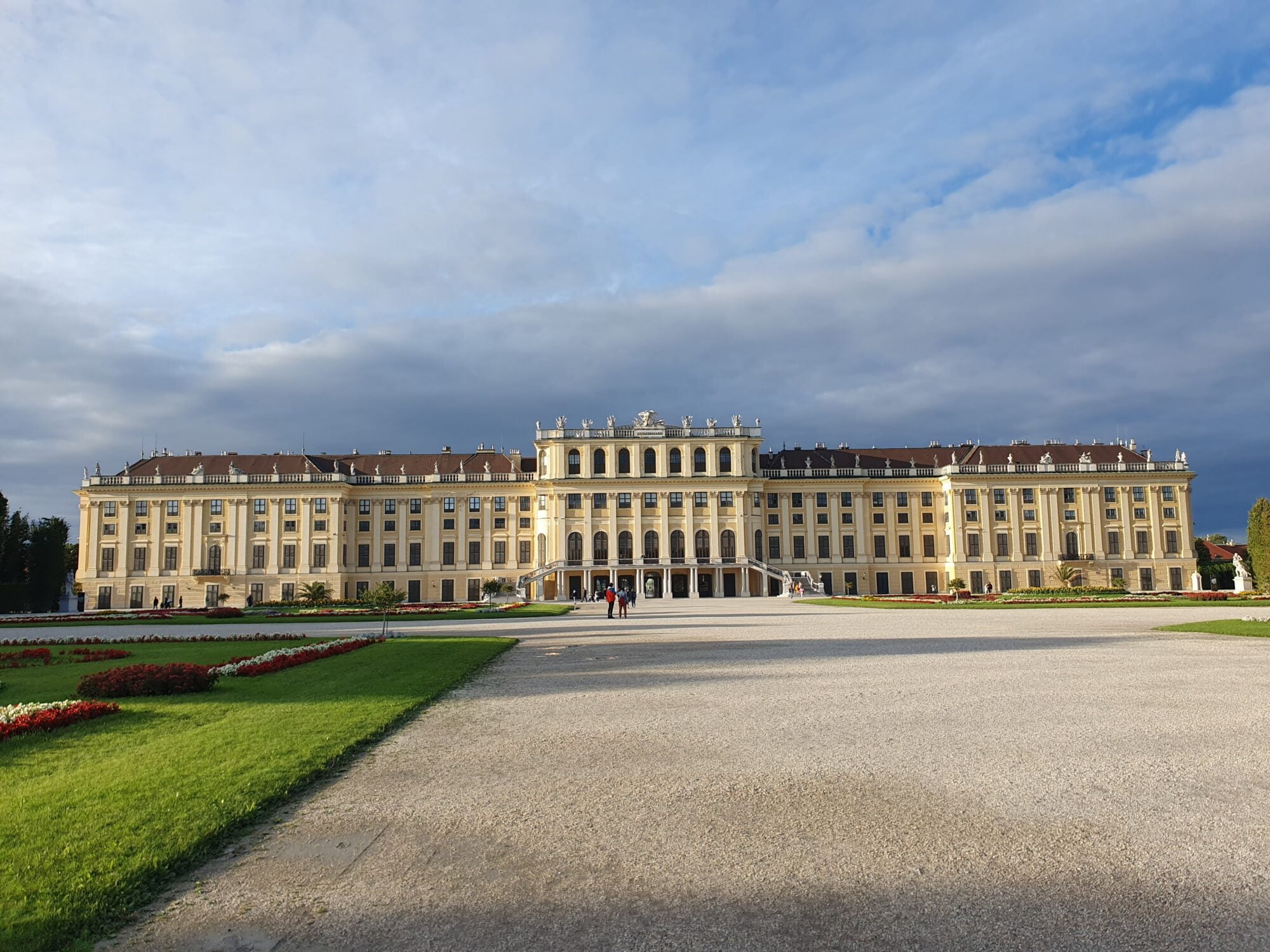 Schönbrunn Palace entire Rear