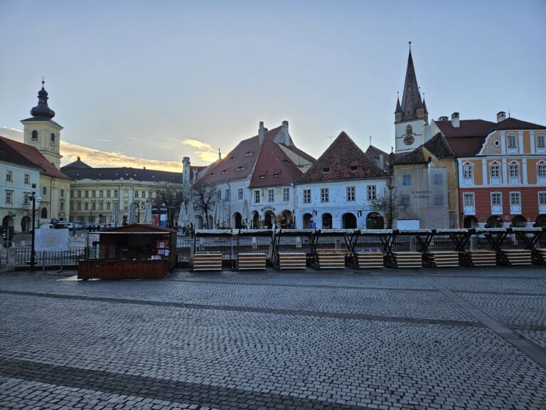 Sunset Sibiu Romania