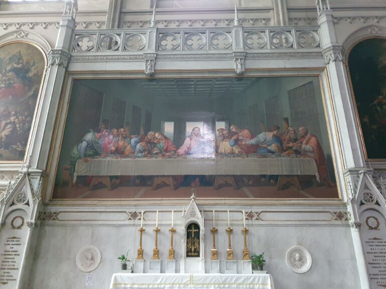 Wiener Minoritenkirche Famous Last Supper Painting