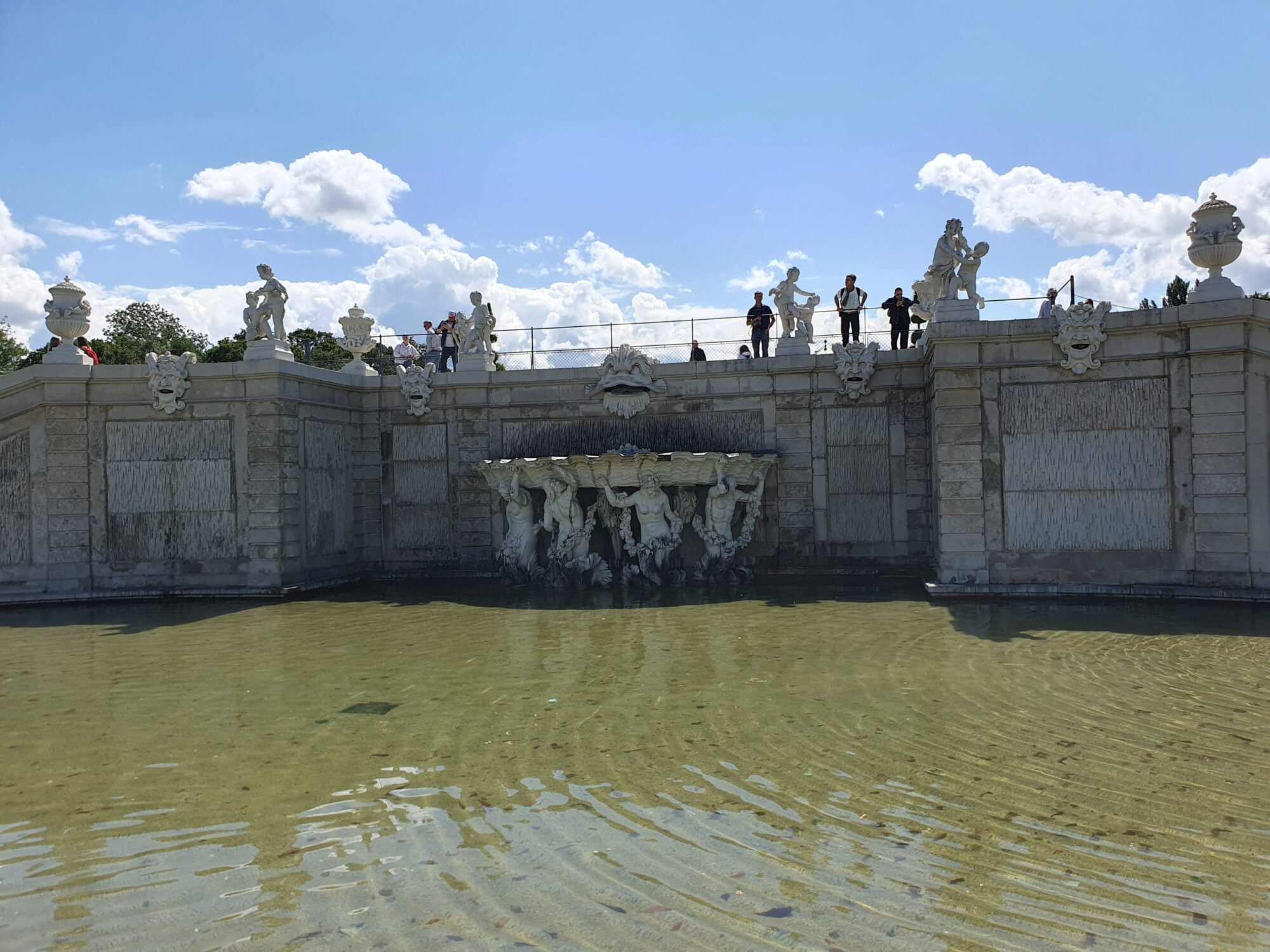 cascade fountain of belvedere palace