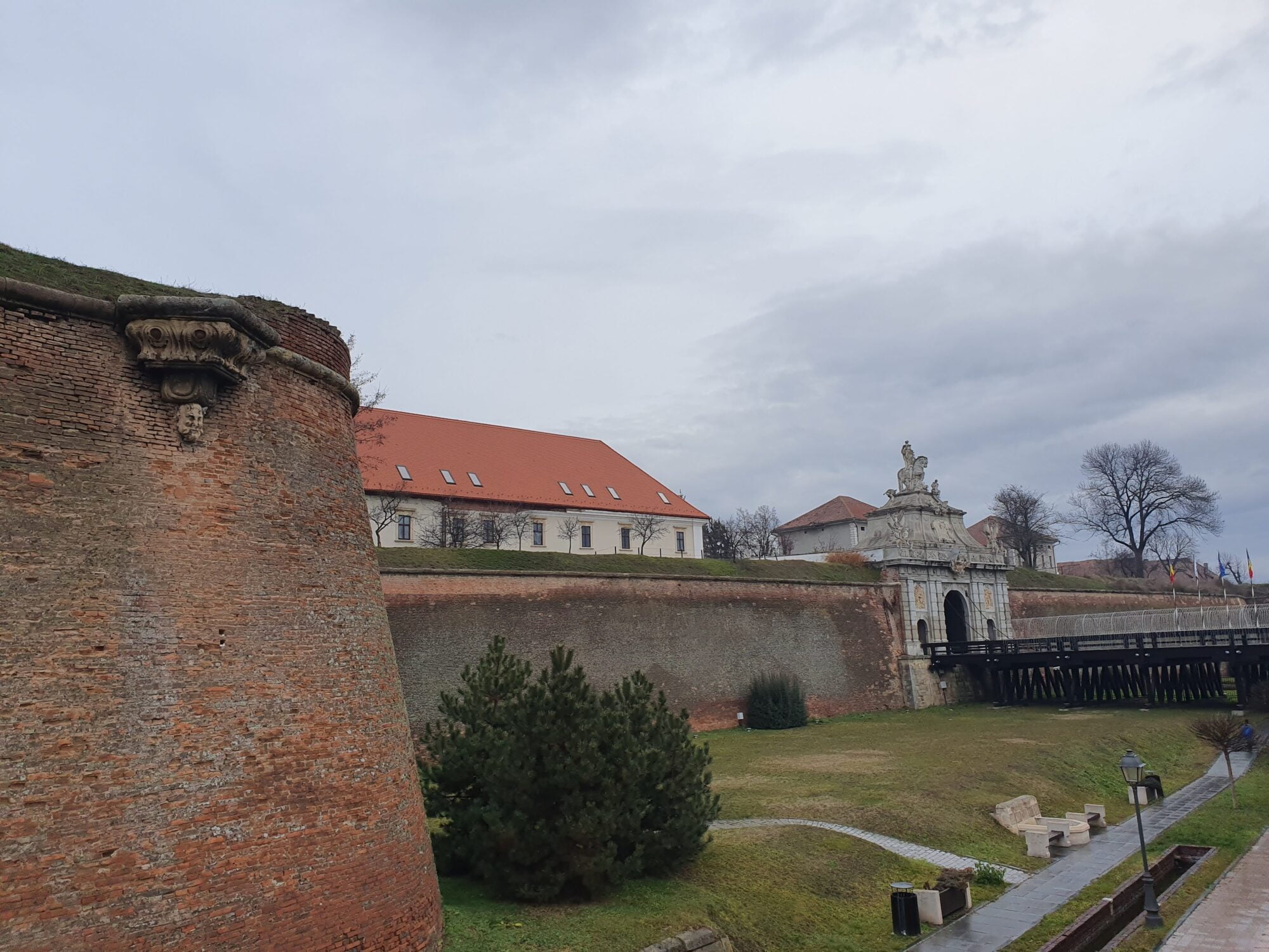 Alba Iulia Fortress in Romania