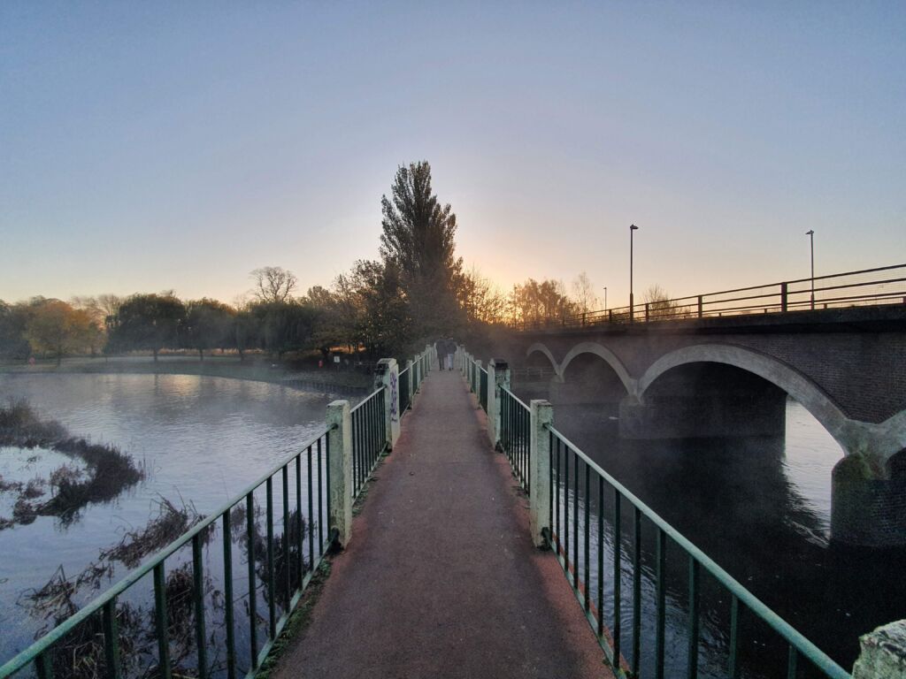 Lucy's Mill Bridge Sunrise
