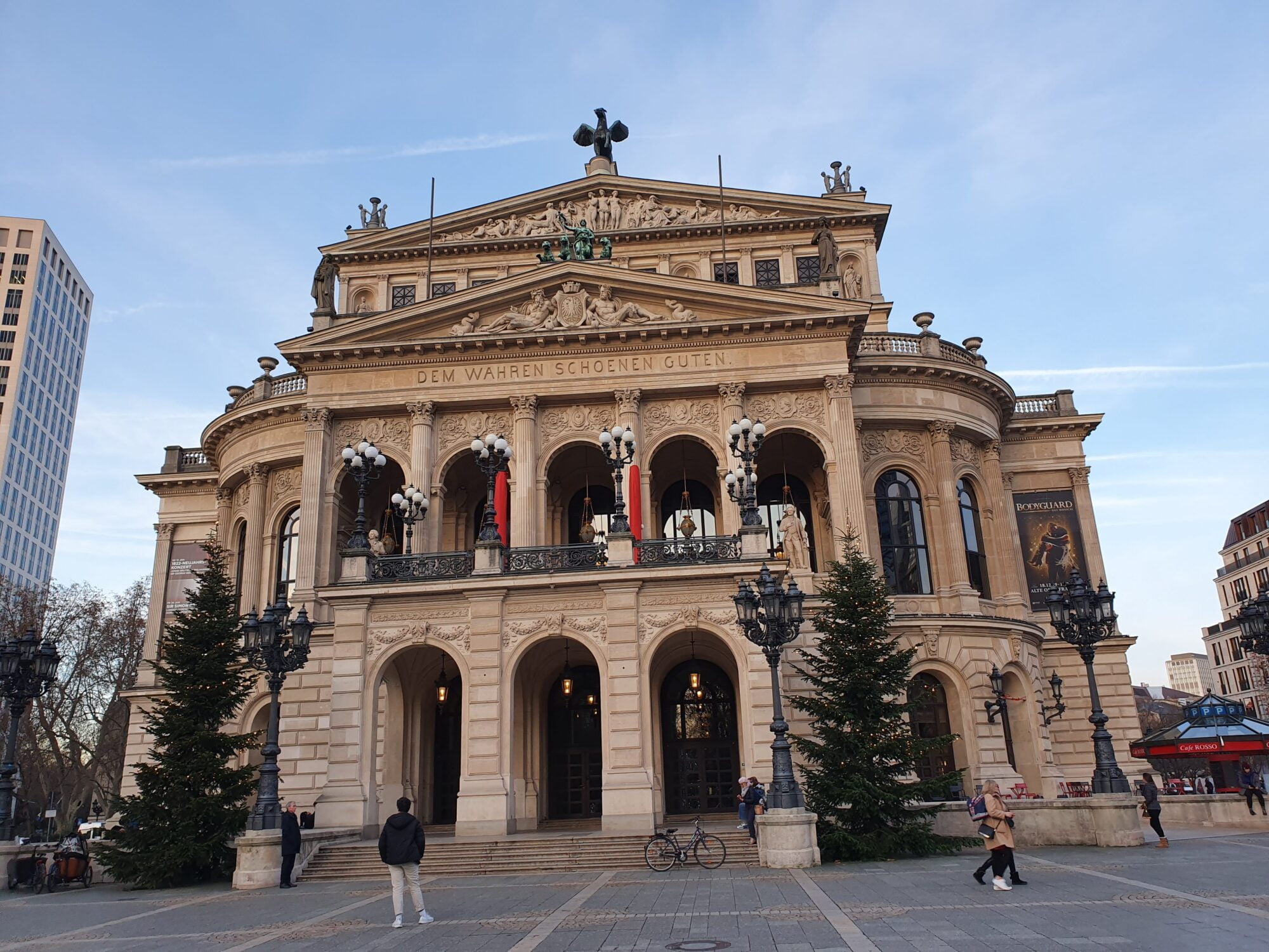 Opera House At Christmas