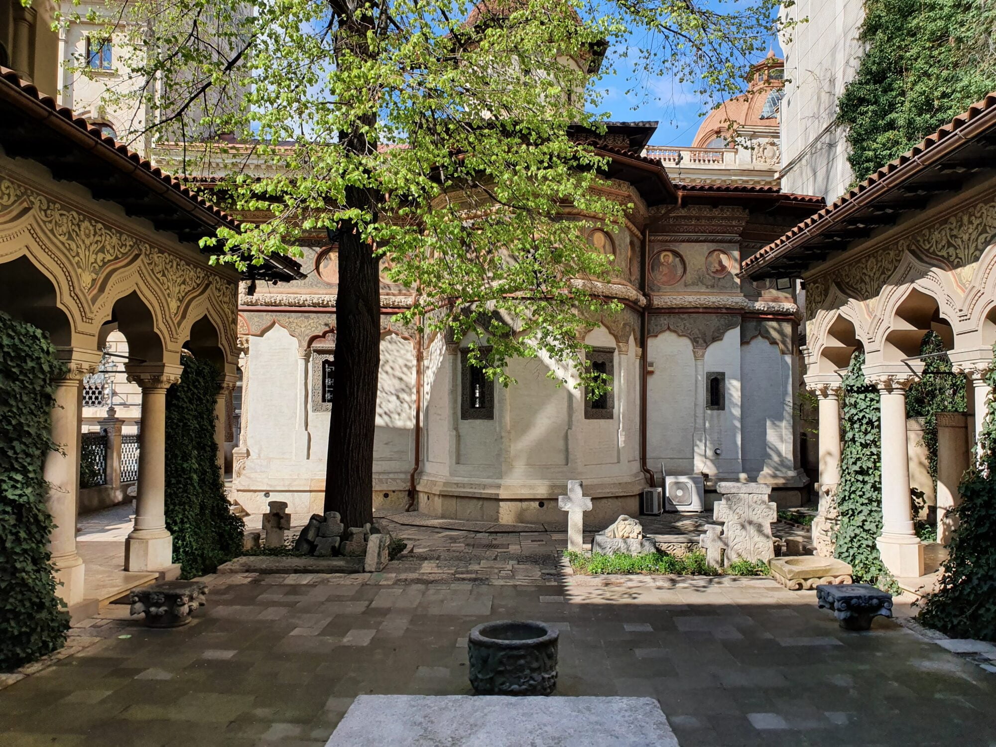 Stavropoleos Monastery Church Outside