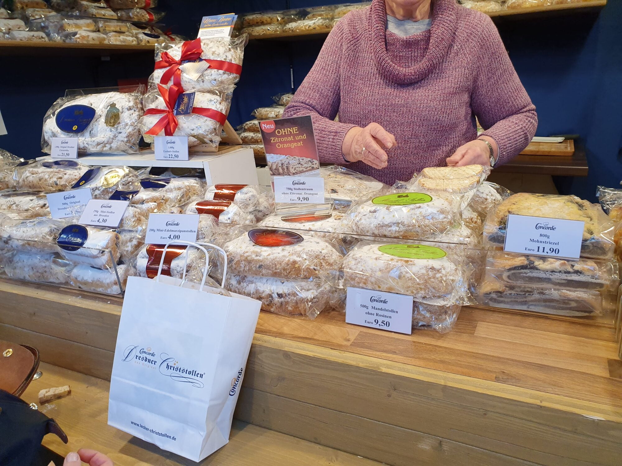 Stollen at Christmas Markets