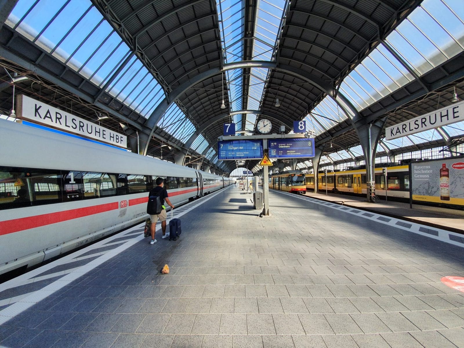 Train Travel Europe - Karlsruhe Station