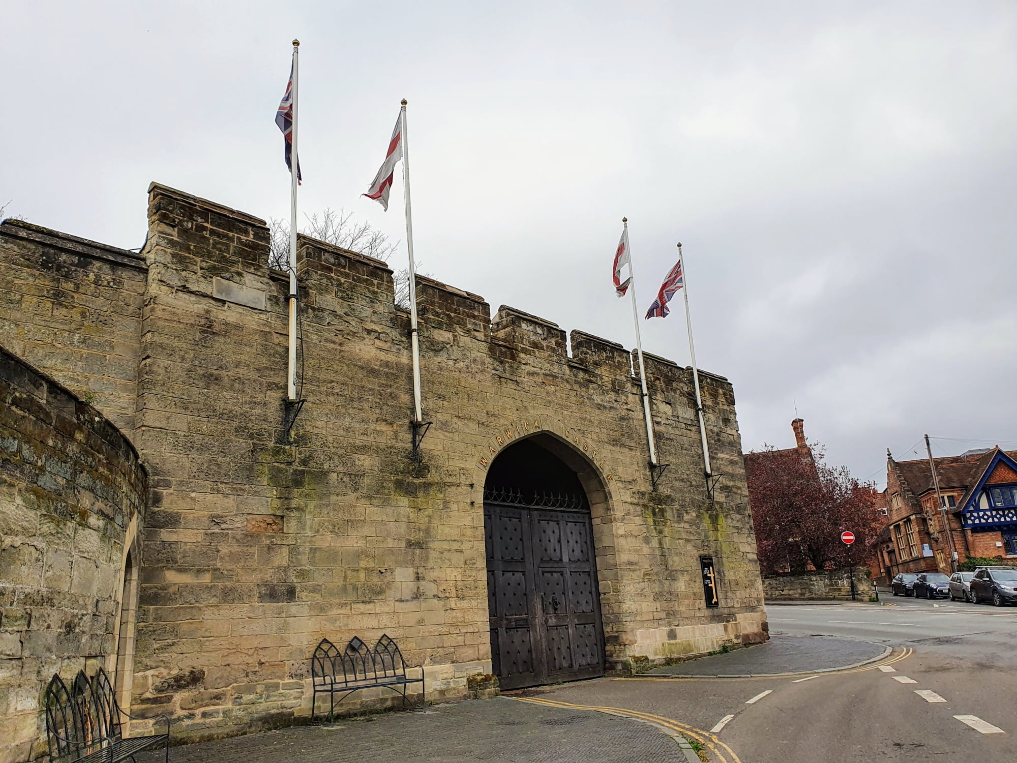 Warwick Castle Flags