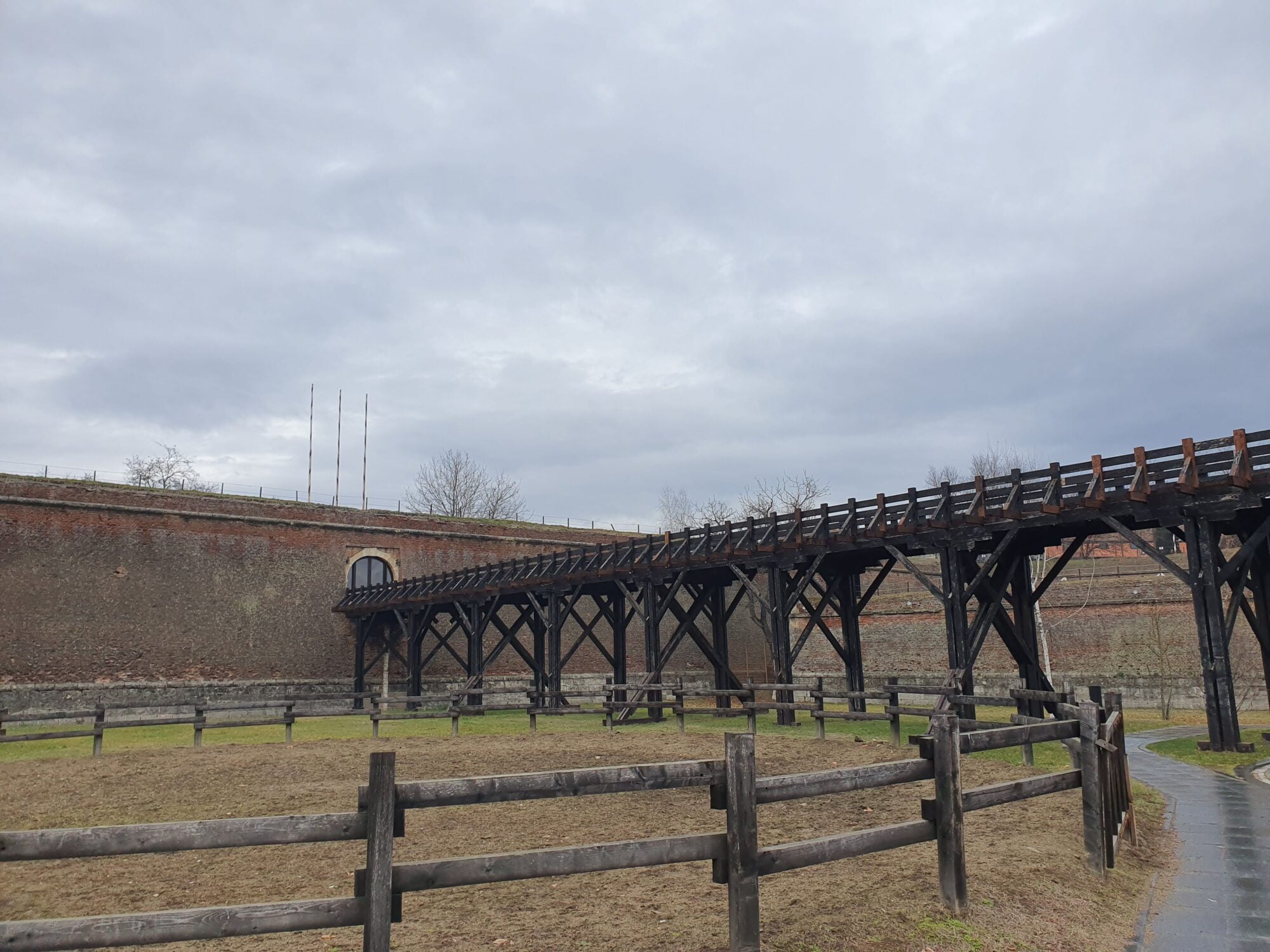 Wooden Bridge Alba Carolina Fortress