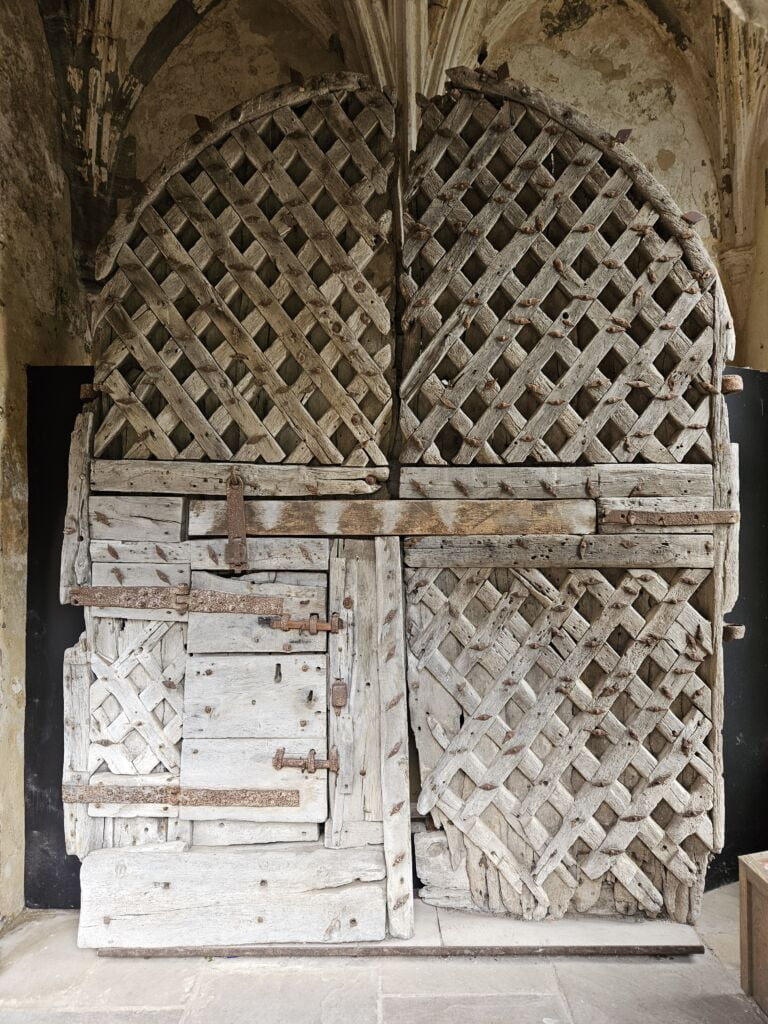 Chepstow Castle Doors