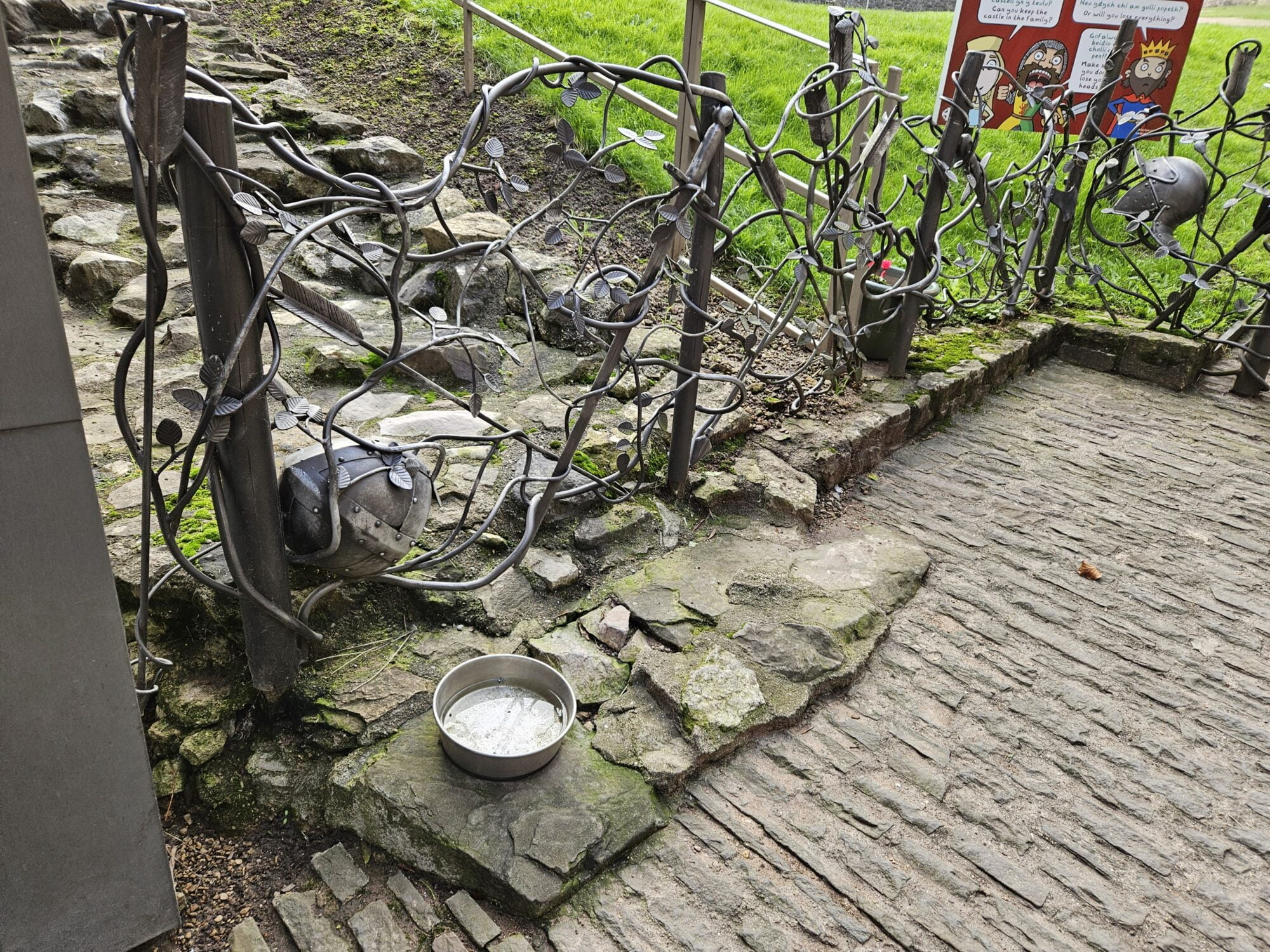 Dog friendly Chepstow Castle