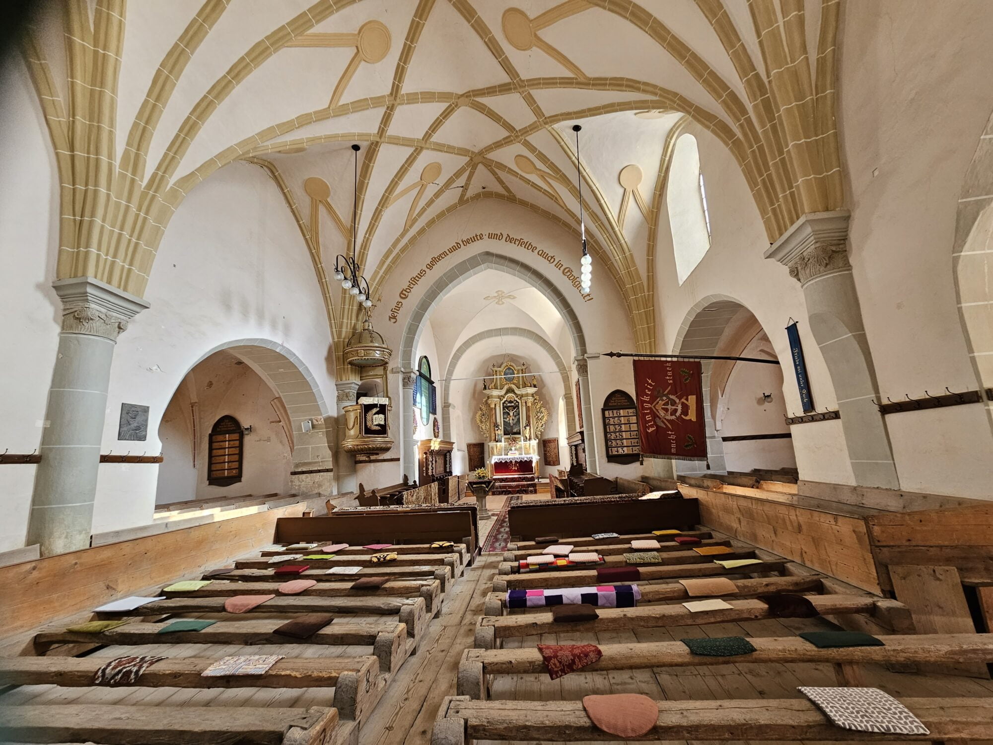 Inside Harman Fortified Church