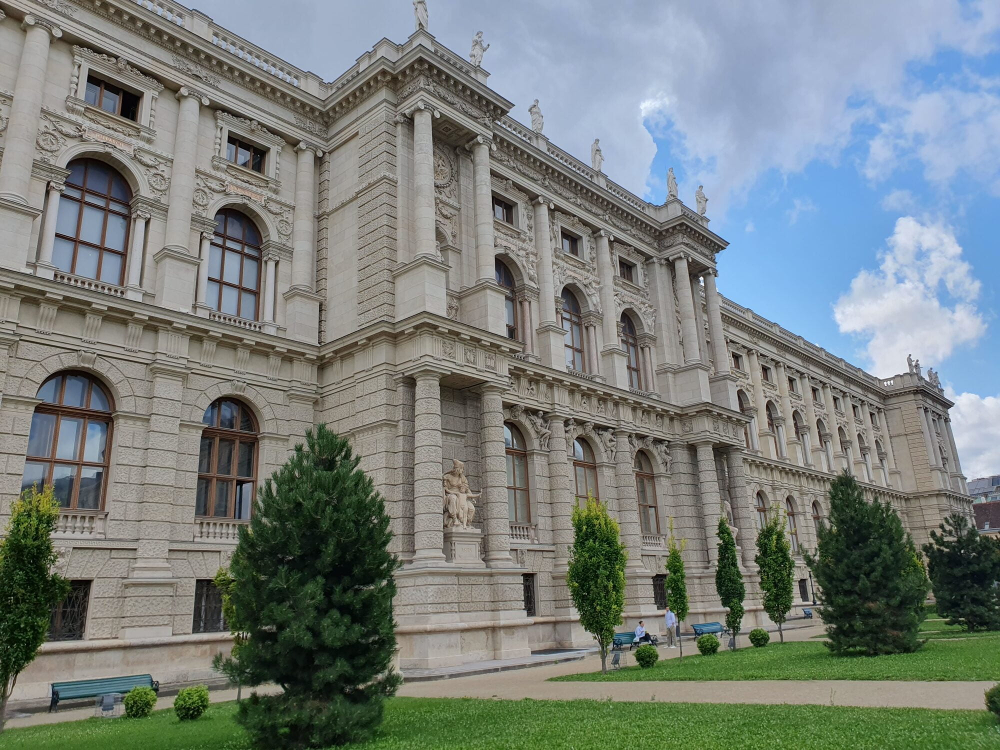 Museum of Natural History Vienna Rear Garden