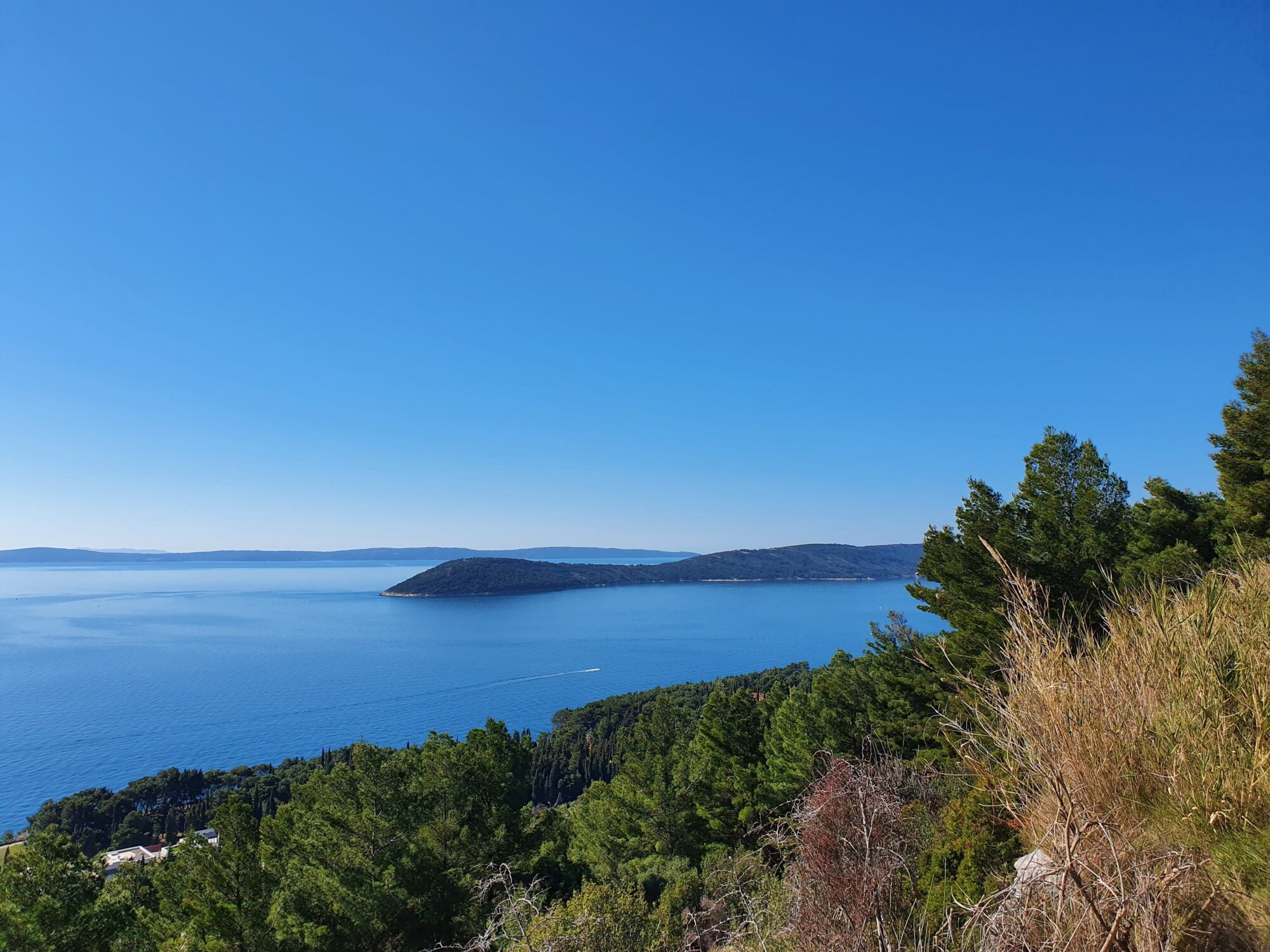 View towards the Islands near Split