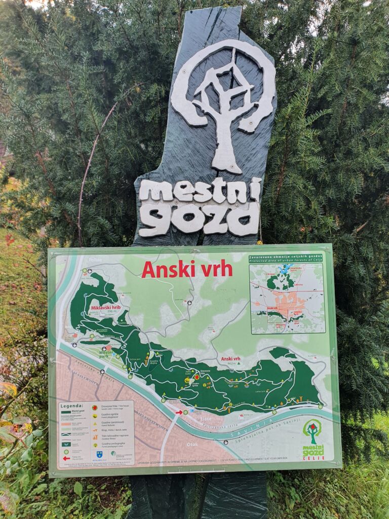 Hiking Area Map