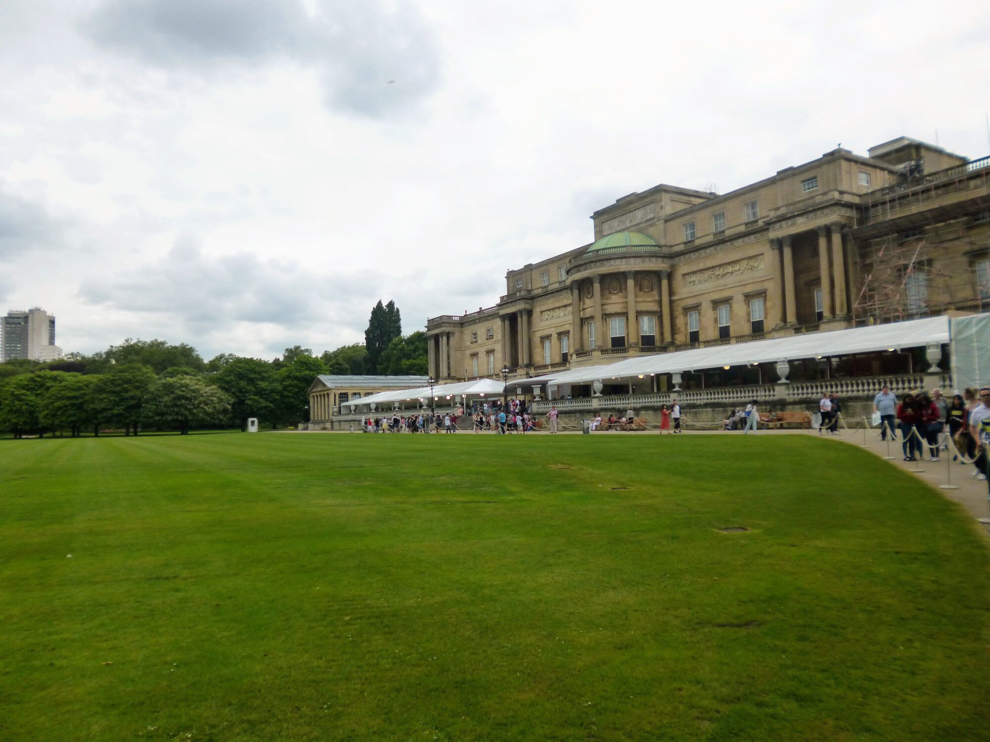 Rear of Buckingham Palace