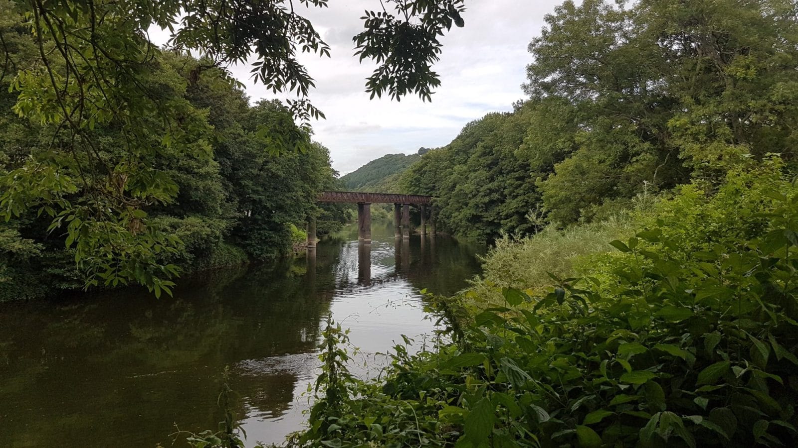 Redbrook Bridge across the river