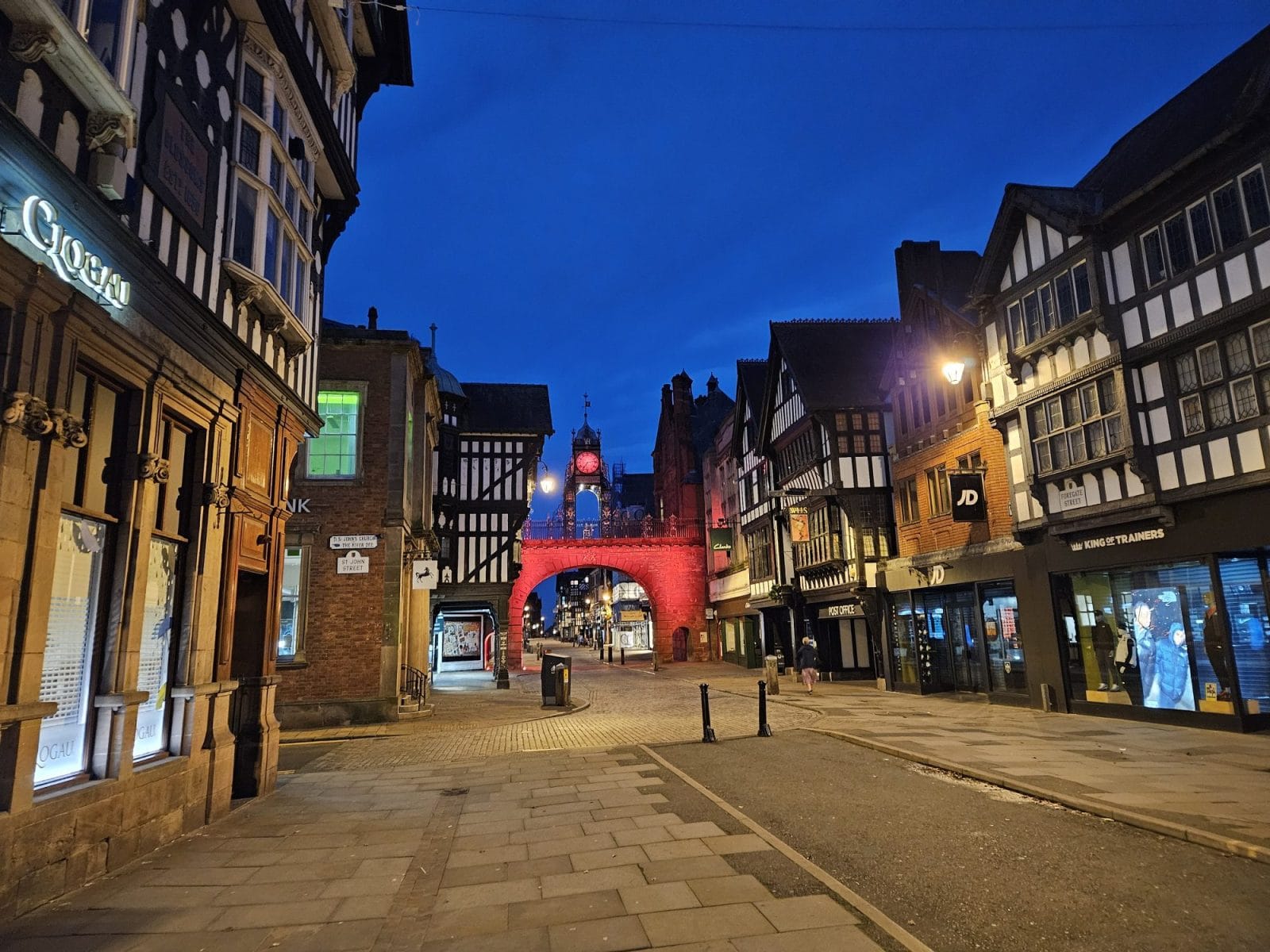 Chester at night