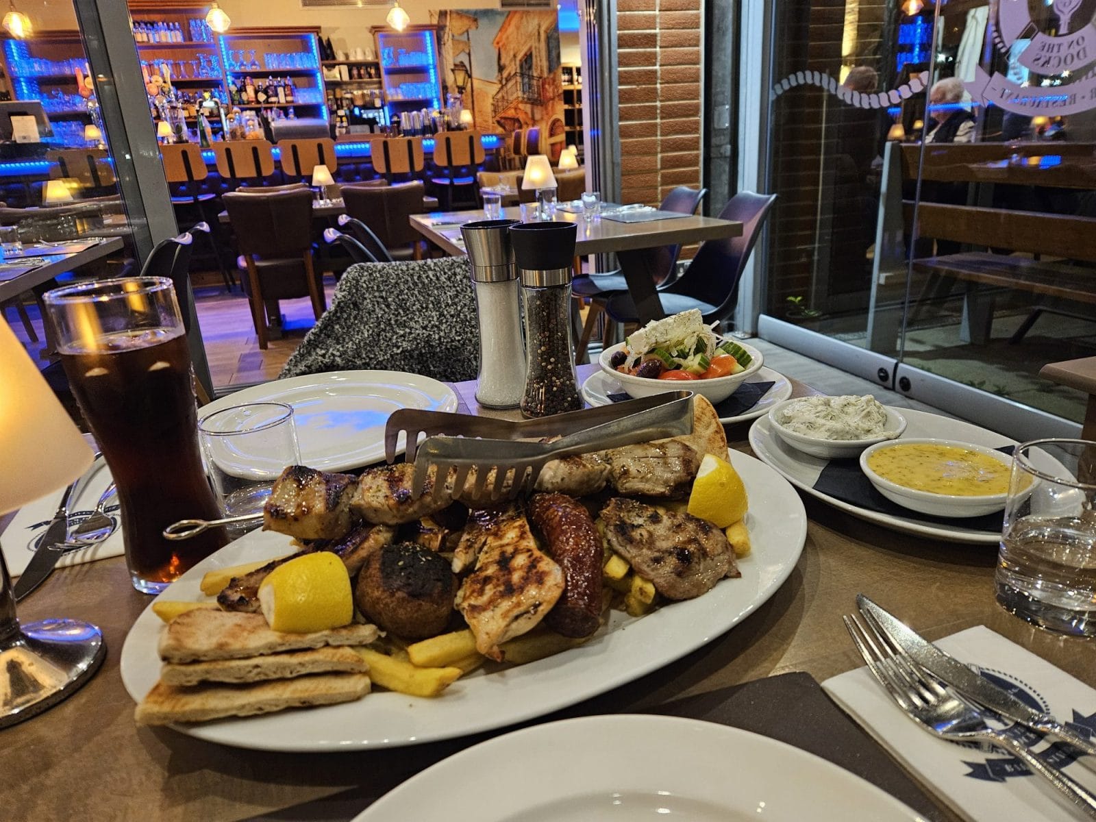 Greek on the Docks Mixed Grill