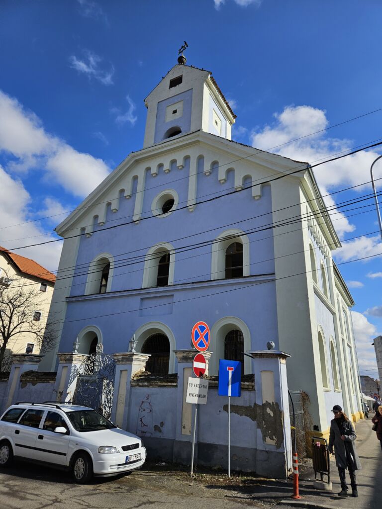 The synagogue in Făgăraş