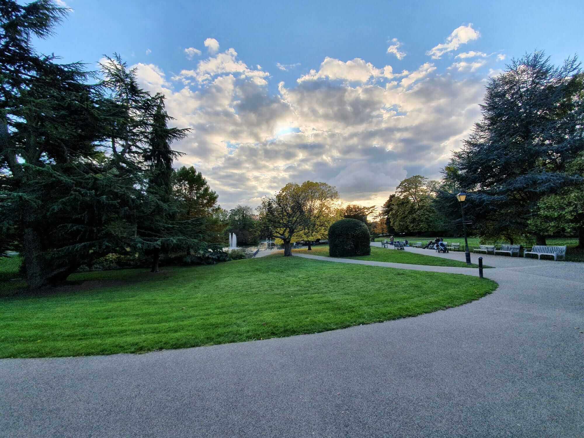 Jephson Gardens sunset