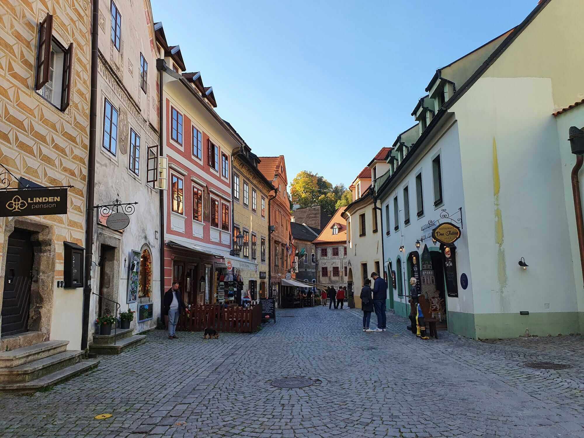 Sightseeing in Old Town Cesky Krumlov