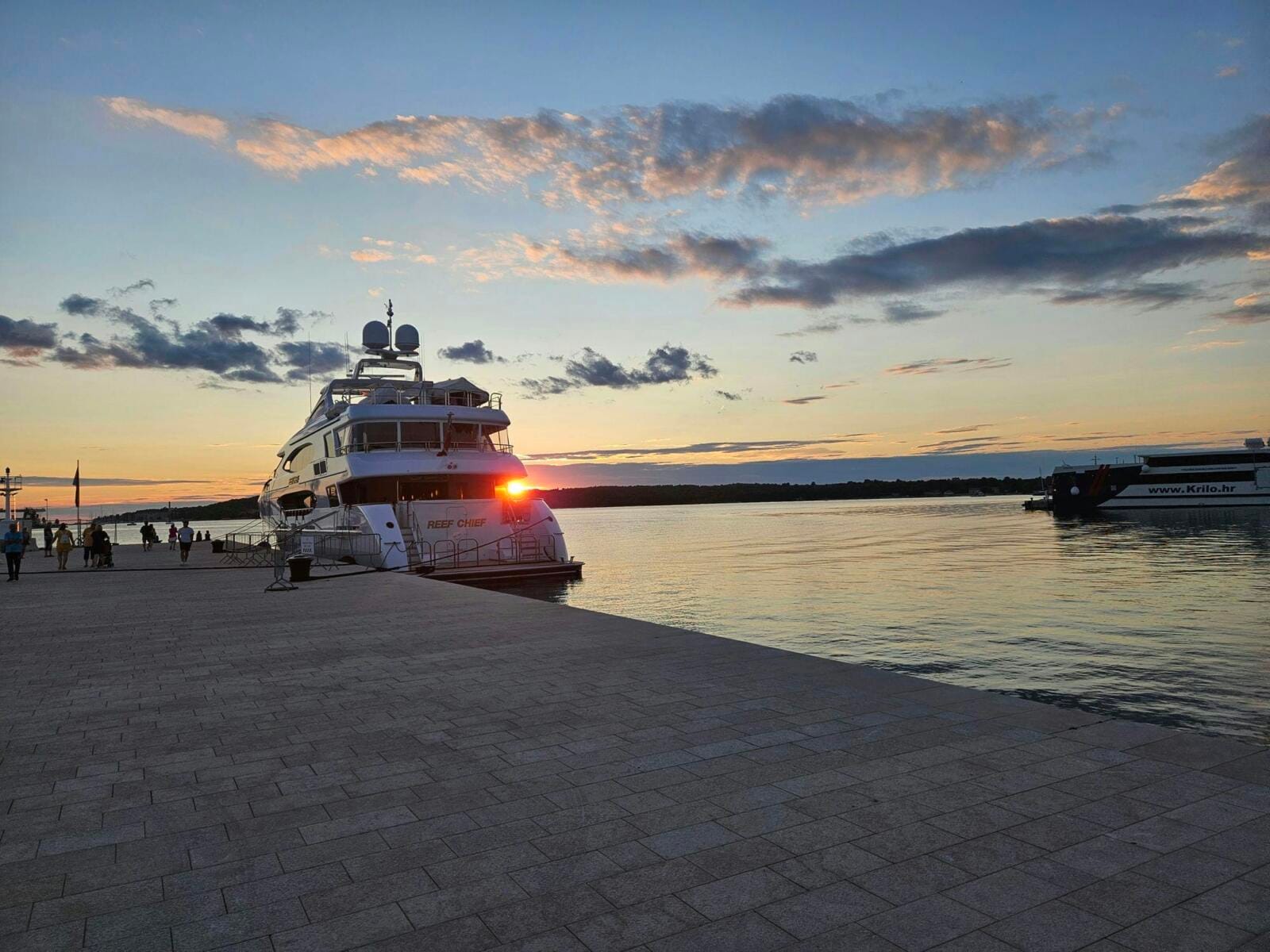 Sunset Ferry Dock