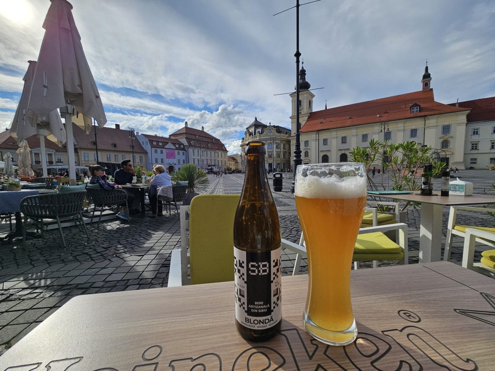 Beer In Sibiu Main Square