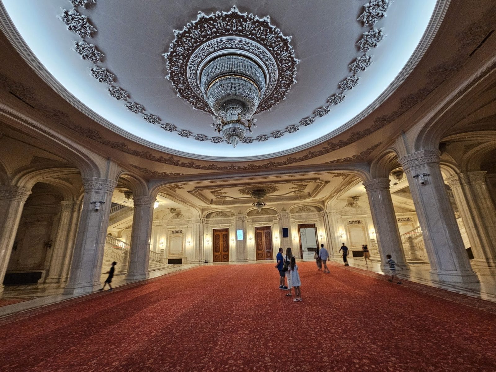 Inside the Palace of Parliament