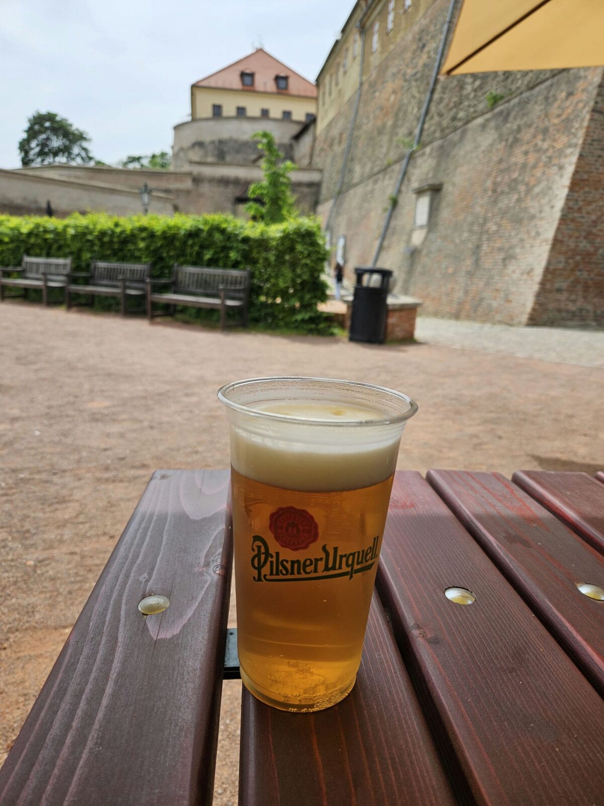 Beer at castle