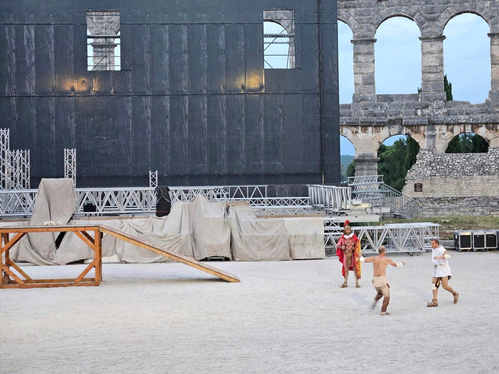 Roman Gladiator Fight Performance